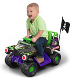 6 Volt Grave Digger Ride on Car Monster Truck Monster Jam Graphics for Boys & Girls 18-36 Months