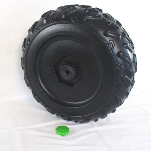 12V Raptor Front Left Wheel (Green/Black) – Ballard Pacific